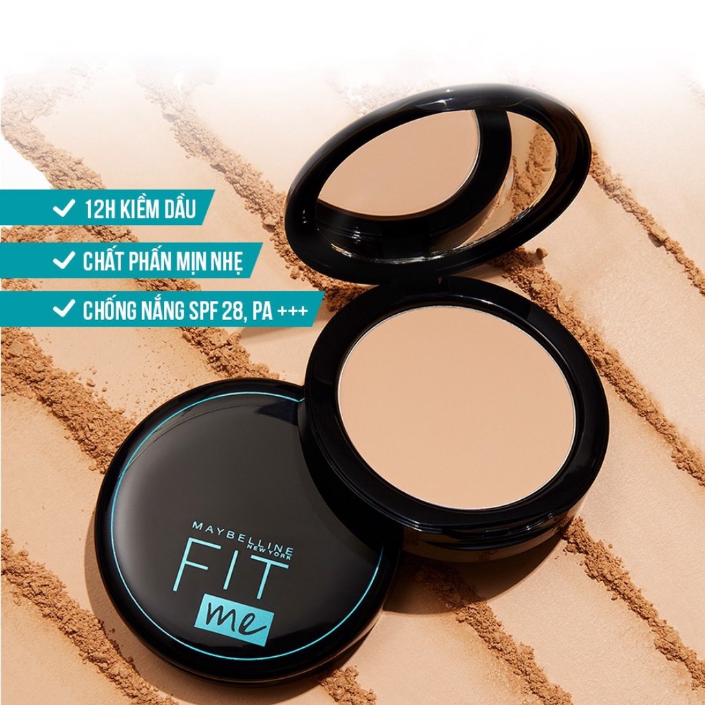 Phấn phủ mịn lì Maybelline Fit Me Matte + Poreless Powder SPF 28 PA +++