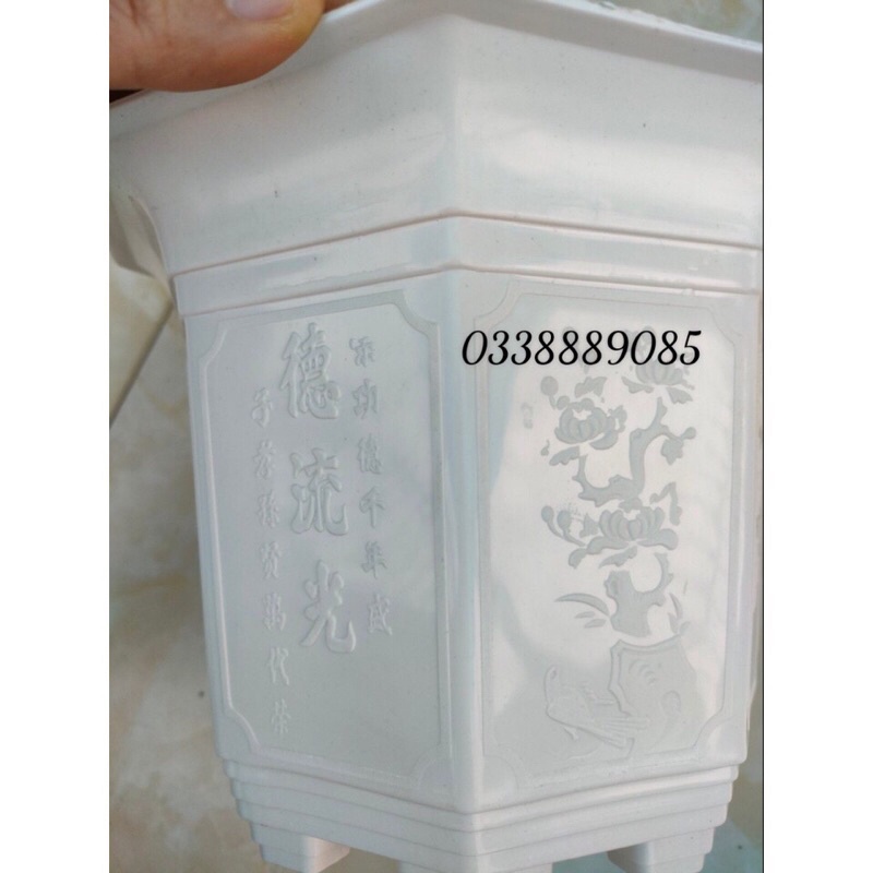Chậu nhựa bát giác(220-310) trồng cây, hàng dày, đẹp, đủ màu, đủ size, hàng sẵn kho