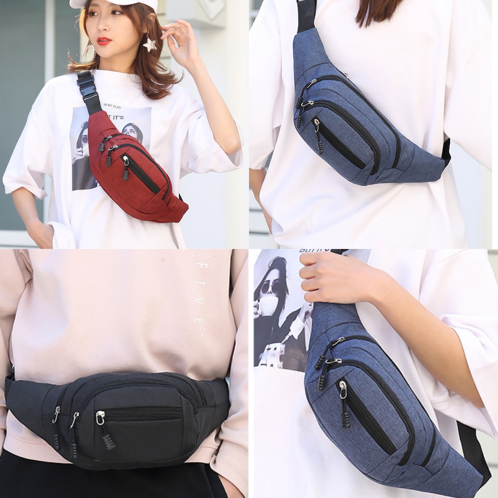 Túi Đeo Hông Đeo Bụng Bao Tử Nam Nữ Quality Loại Cao Cáp Chống Thấm Nước