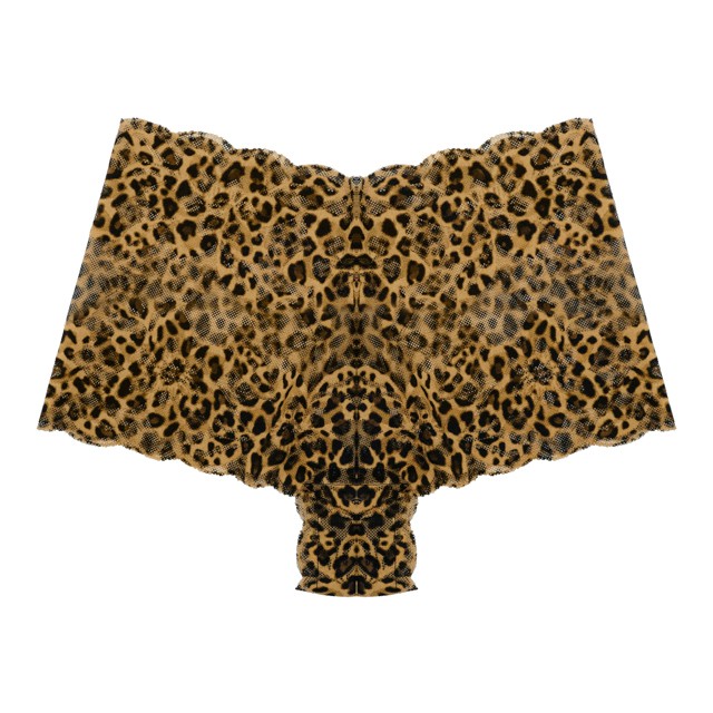 Chip Ren Boyshort lưng cao, Da Beo, L