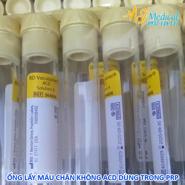 Ống lấy máu chân không chứa ACD dùng trong công nghệ PRP (hàng Mỹ)