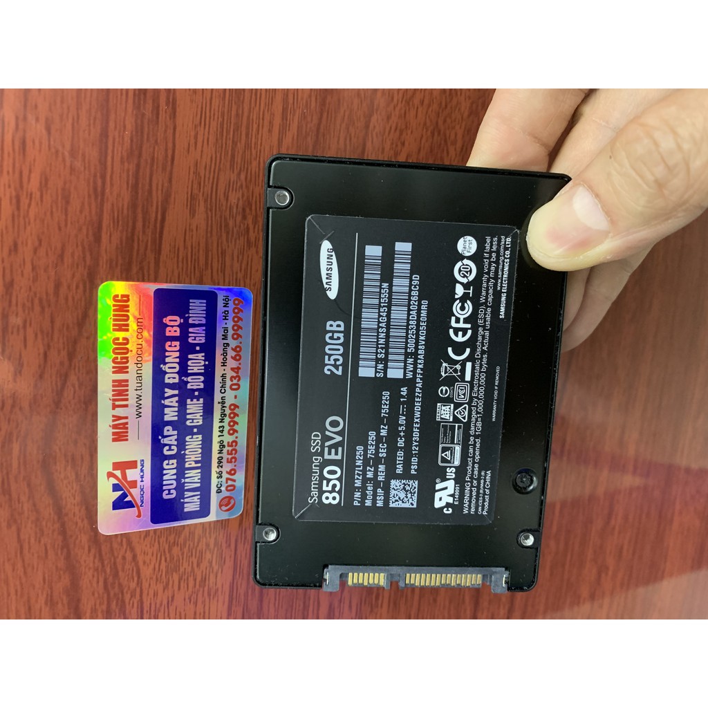 Bán ổ SSD 250GB Samsung 850 EVO ổ tháo máy như mới | BigBuy360 - bigbuy360.vn