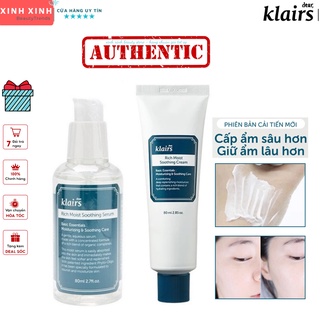 Combo tinh chất & dưỡng ẩm sâu dear klairs rich moist soothing