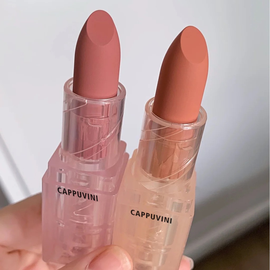 son môi son lì son kem Cappuvini Trang Điểm Màu Nude Lâu Trôi Chống Thấm Nước | BigBuy360 - bigbuy360.vn