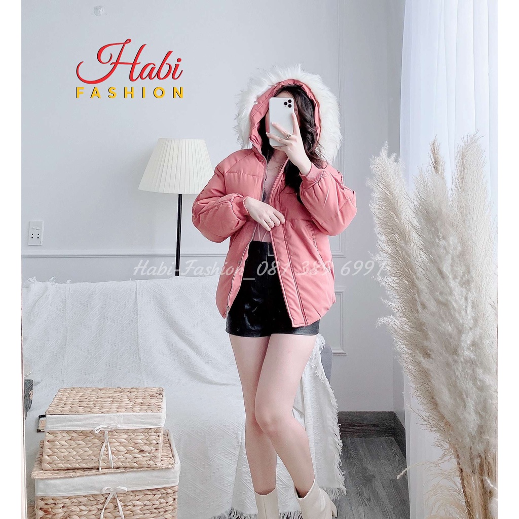 Áo khoác lông nữ mùa thu-đông dáng suông túi hộp hàng Quảng Châu (sẵn hàng)