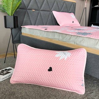 CHIẾU LẠNH TENCEL LÁ THU HỒNG
