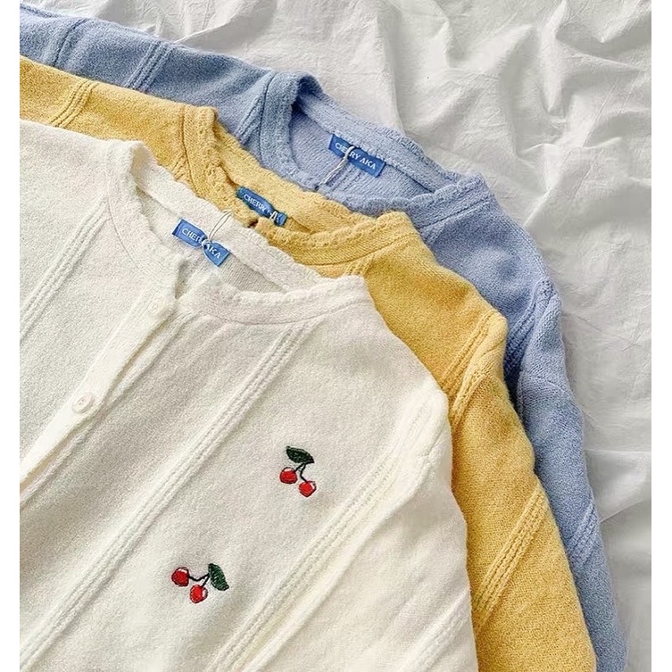 Áo cardigan cherry | BigBuy360 - bigbuy360.vn