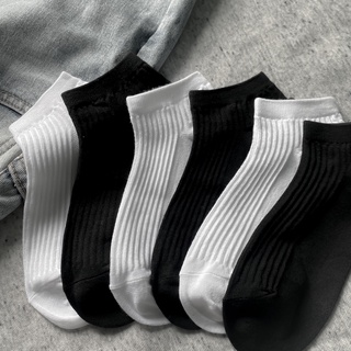 Tất Cổ Ngắn nam nữ, Vớ Cổ Thấp Trơn phong cách hàn quốc