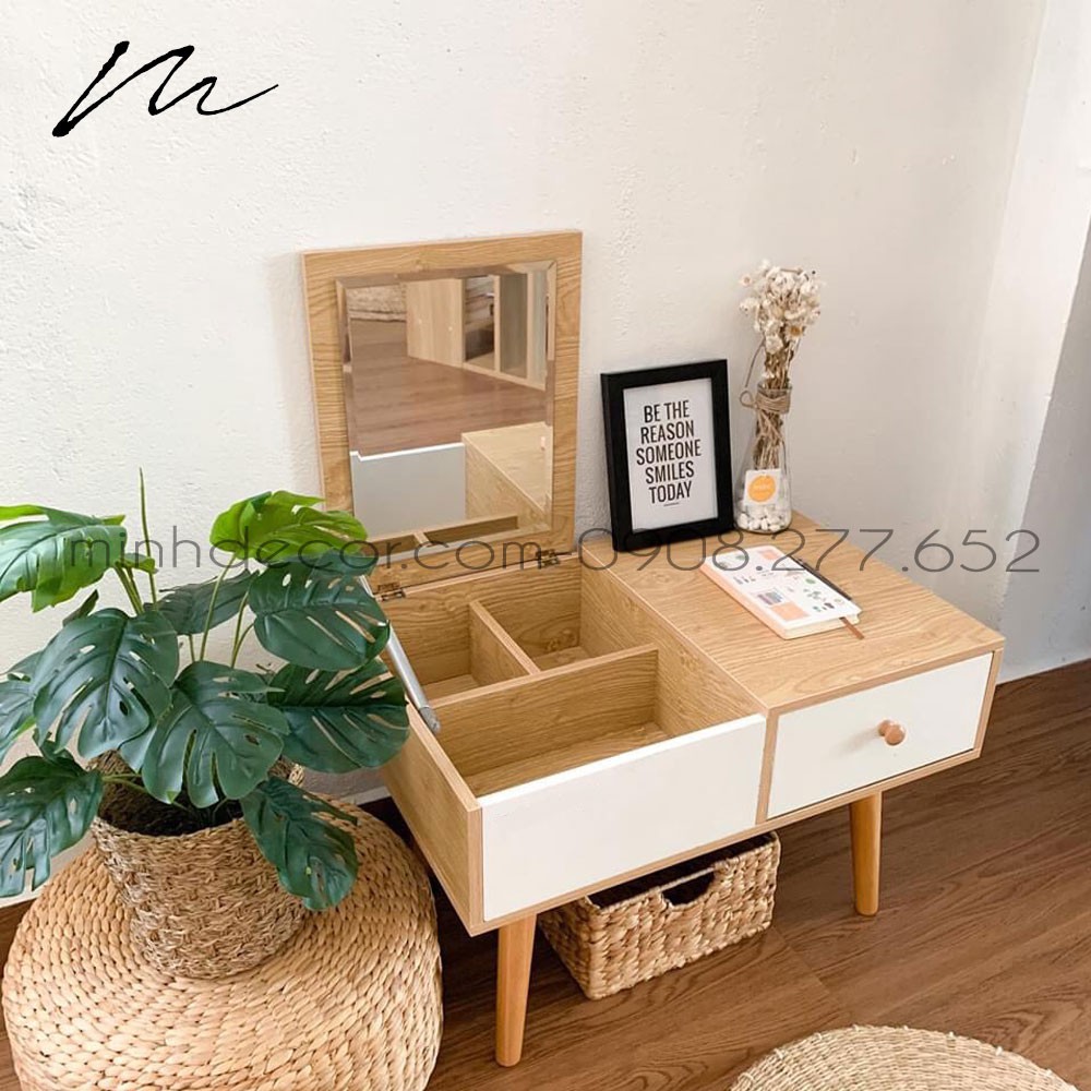 Bàn Trang Điểm Ngồi Bệt Mini Gỗ- Hàng Xuất Khẩu- Bảo hành 1 Năm 1 Đổi 1 - Hùng Phat decor