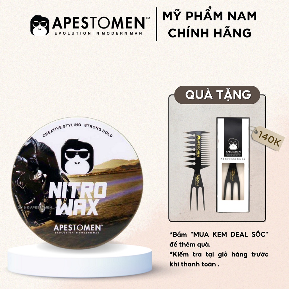 Sáp Vuốt Tóc Apestomen Nitro Wax 80g