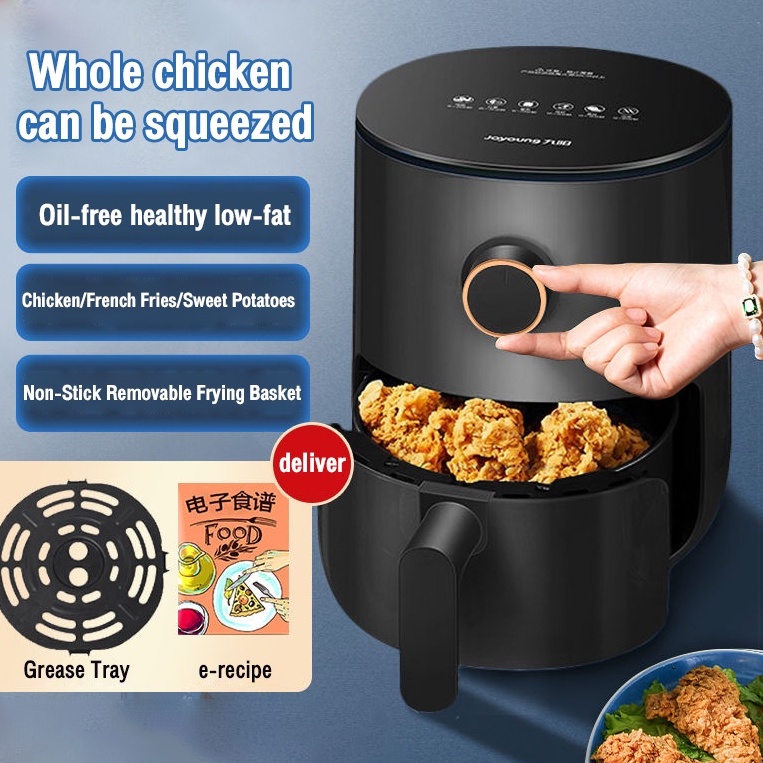 JOYOUNG Nồi chiên không dầu tự động cỡ lớn tiện dụng cho gia đình