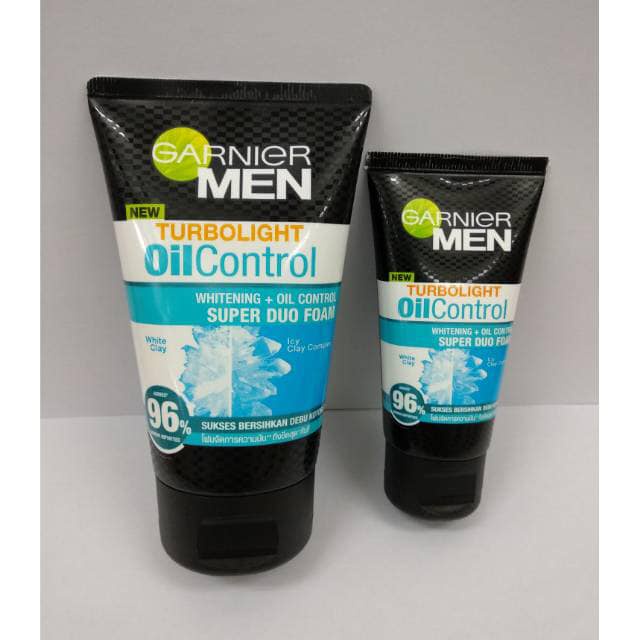 Sữa rửa mặt kiềm dầu sáng da dành cho nam Garnier Men Turbolight Oil nhiều loại