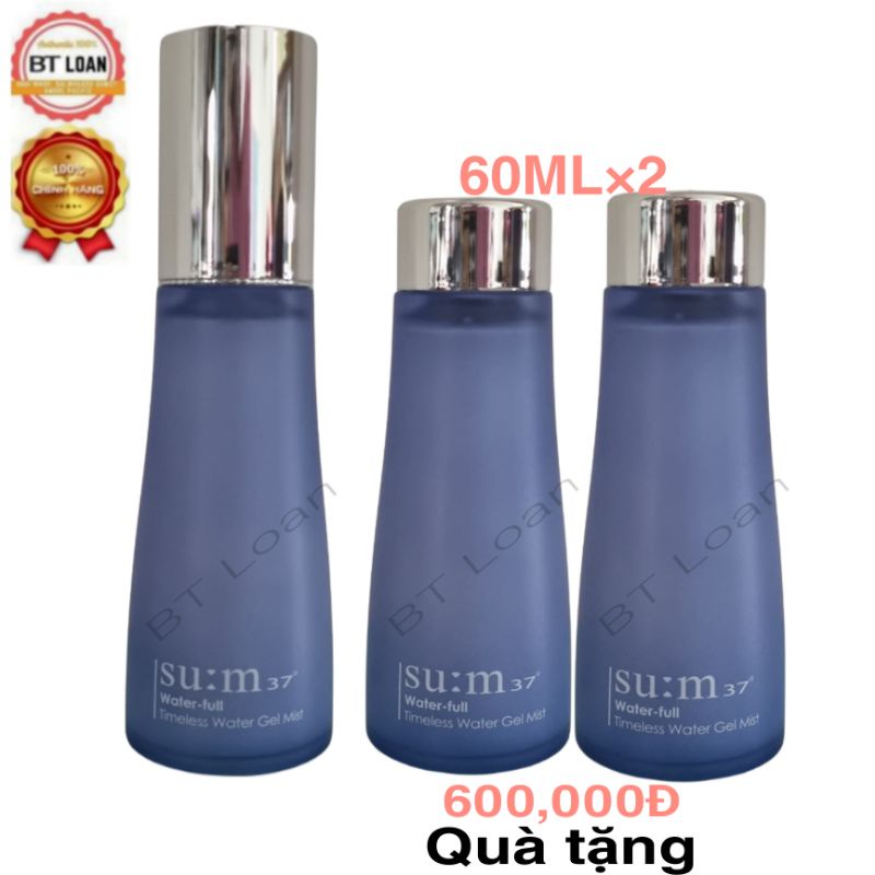Xịt Khoáng Su:m37 Water-full Timeless Water Gel Mist 60ml