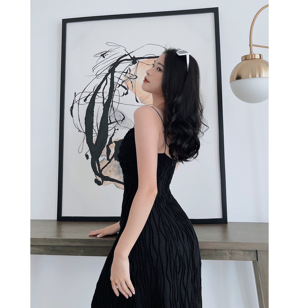 Đầm maxi dây xoắn ngực , Peace House Clothing