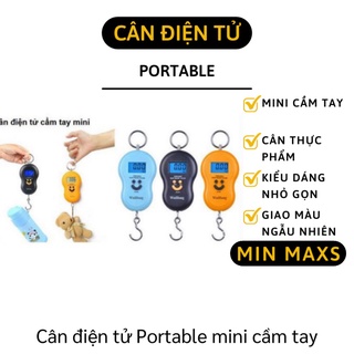 Cân móc tay - Cân điện tử Portable mini cầm tay (40kg) đo các vật dụng tiện lợi, nhỏ gọn 2554 [MINMAXS]