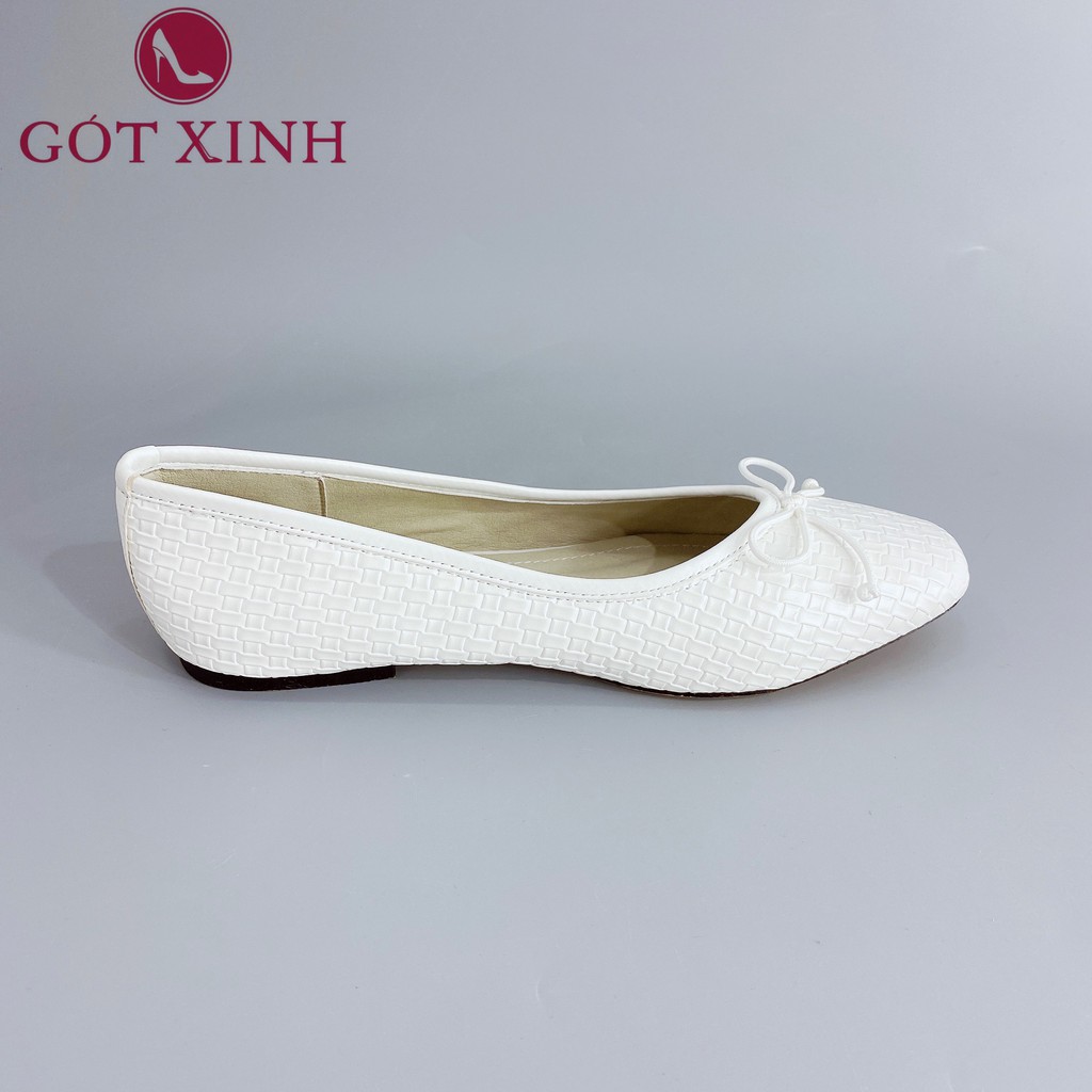 Giày Búp Bê Nơ Gót Xinh GX233 Da Mềm | BigBuy360 - bigbuy360.vn