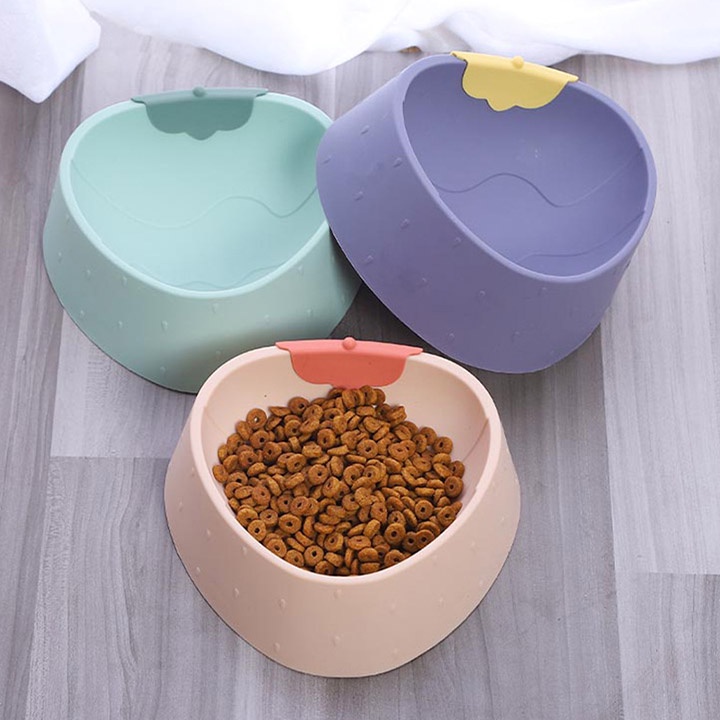 Bát Ăn Cho Thú Cưng Chó Mèo Hình Quả Dâu Tây #MintPet
