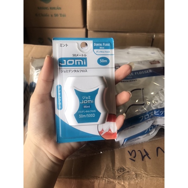 Chỉ nha khoa Jomi dental Floss 50m/hộp - Xuất xứ: Hàn Quốc