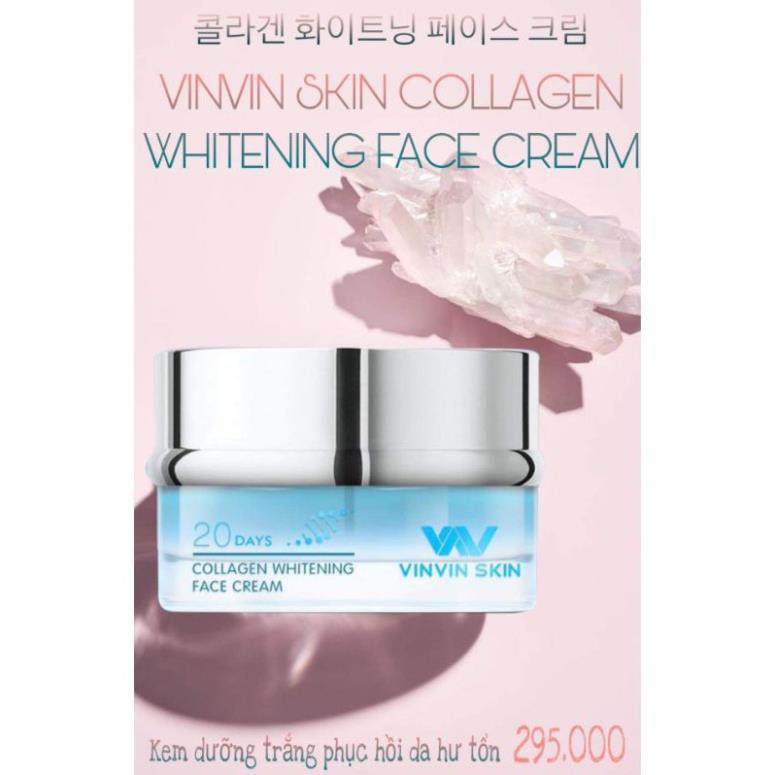 [FREESHIP] Kem Face dưỡng trắng phục hồi da hư tổn- COLLAGEN WHITENING FACE CREAM | BigBuy360 - bigbuy360.vn