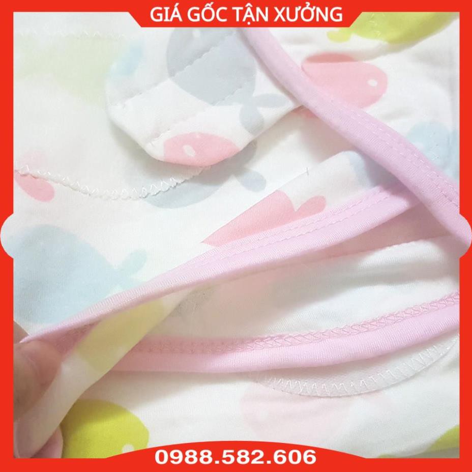 Chăn Ủ Quấn Cotton Cho Bé Sơ Sinh Dưới 7kg, Ủ Kén Giúp Chống Giật Mình - BTT00709