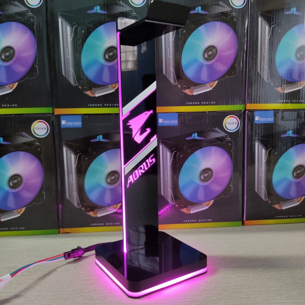 💥  Giá treo tai nghe Gaming Logo Aorus Led RGB Coolmoon | BigBuy360 - bigbuy360.vn
