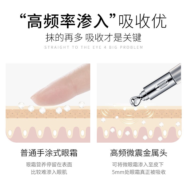 【Beautifulying】  Electric massage eye cream to remove wrinkles and bags under the eyes fat particles dark circles artifact | BigBuy360 - bigbuy360.vn