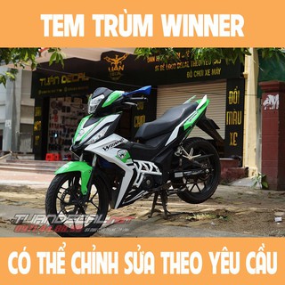 Tem Trùm Winner xanh trắng Đẹp