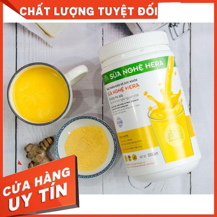 Combo 2 Sữa Nghệ Hera 500g⚡hết Đau Bao Tử⚡tốt Cho Mẹ Sau Sinh, Đẹp Da, Lợi Sữa