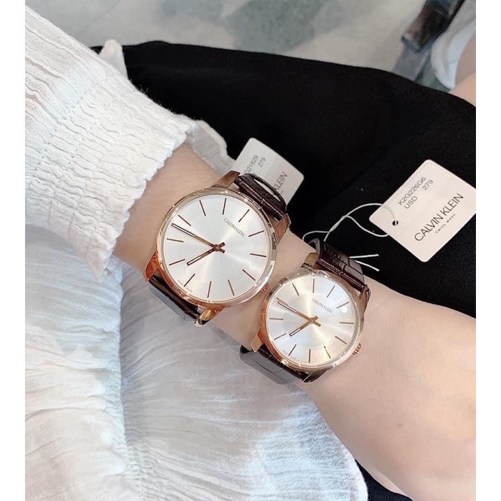 ĐỒNG HỒ COUPLE CHÍNH HÃNG CALVIN KLEIN K2G226G6 & K2G23620 cực hot với thiết kế đơn giản, thanh lịch - VEUWATCH