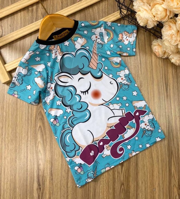 Đầm suông thun lạnh 3d