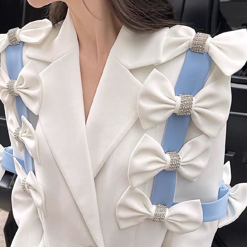 Áo khoác vest phong cách Pháp thiết kế mới dễ phối đồ thời trang mùa thu 2022 | BigBuy360 - bigbuy360.vn