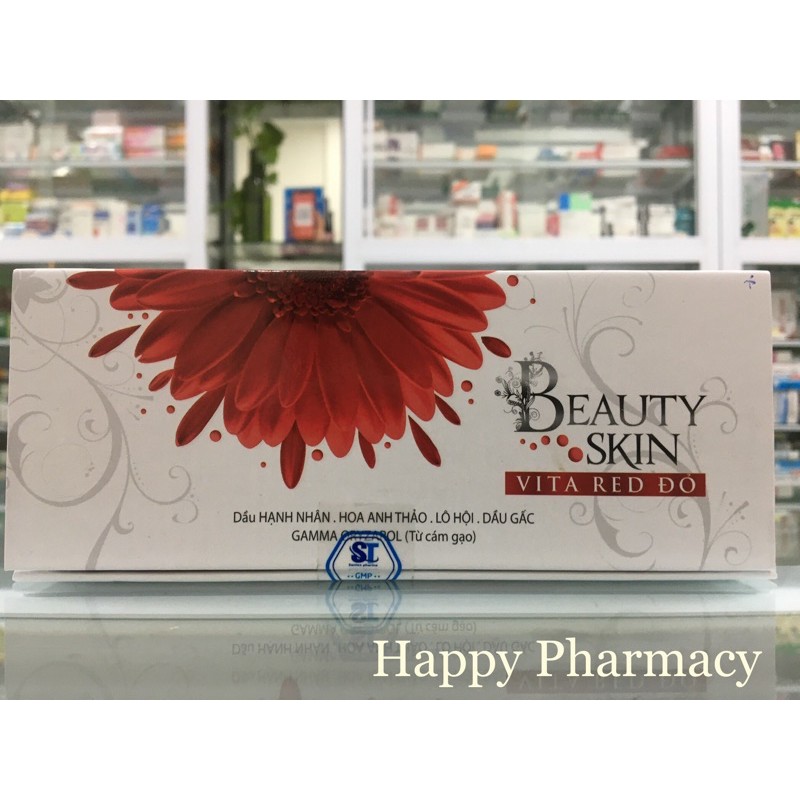 Vitamin E Đỏ Beauty Skin Lọ 30 viên