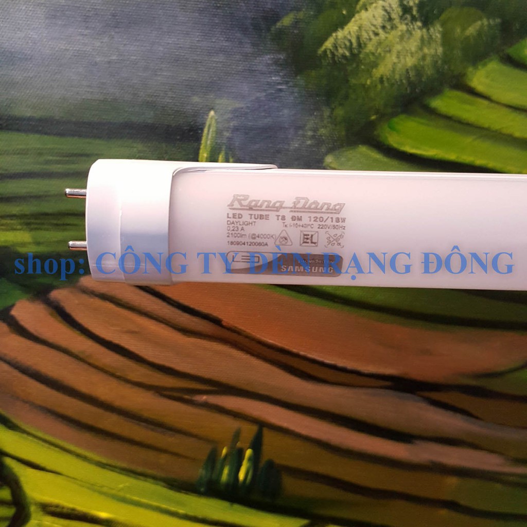 BÓNG ĐÈN LED TUÝP 1.2M ĐỔI 3 MÀU ÁNH SÁNG  RẠNG ĐÔNG T8