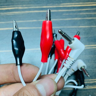 Bộ 5 dây xung điện châm cứu cao cấp 2 đầu - dây điện châm 2 đầu ra