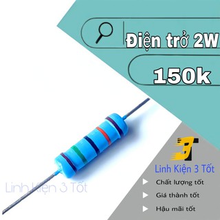 Điện trở 2w 150k 5% chân đồng