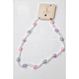 Choker hoa hạt cườm trong