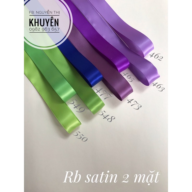 Ruy băng satin 462-550 cuộn 5m