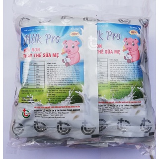 Sữa bột dùng cho lợn, heo, trâu, bò, dê, chó, mèo milk pro 10 gói 100g