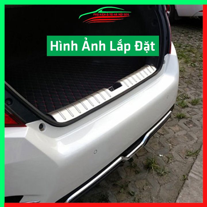 Ốp chống trầy cốp Honda Civic 2016-2021 inox sáng bóng