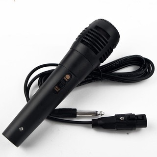 Mic Karaoke Có Dây Cắm Cho Âm Ly Loa Kéo Loa Karaoke Bluetooth Jack 6.5 Thông Dụng Có Echo Độ Vang Chuẩn Hút Giọng Tốt