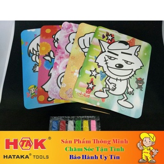 [Nhiều Mẫu] TRANH CÁT Cho Bé Tập Tô Vẽ - Có Sẵn Cát Màu Tươi Sáng Cho Trẻ Em Sáng Tạo