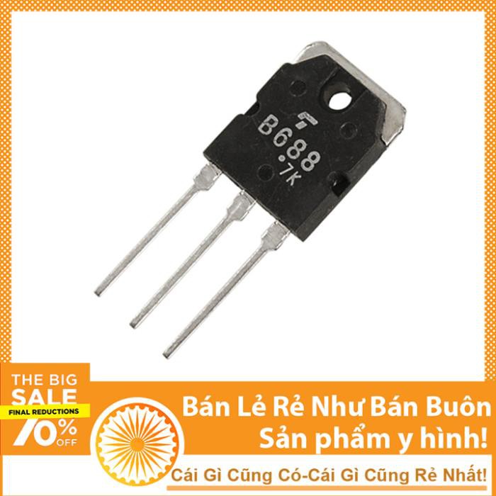 Sò Công Suất Transistor B688 TO-247 120V 8A PNP - Hàng Mới