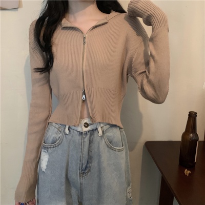 Áo nữ dệt kim tay dài đơn giản thời trang