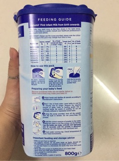 Sữa Aptamil số 1 xách tay