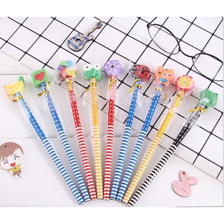 Combo 100 chiếc bút chì cute nhiều màu sắc