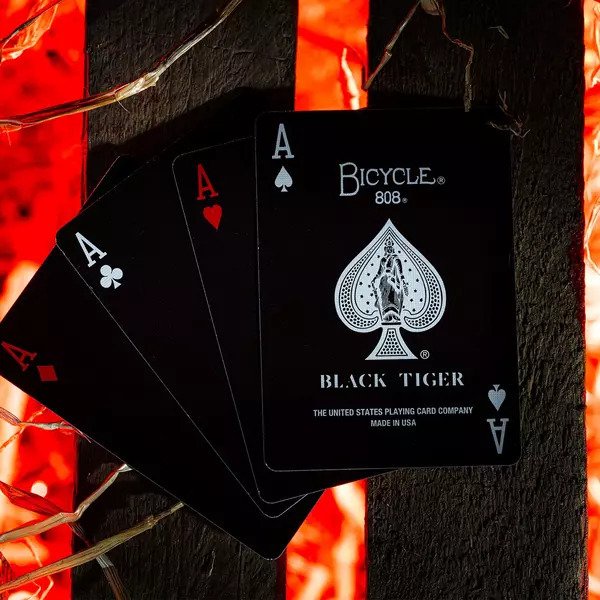 Bài tây Poker Ellusionist Bicycle Black Tiger Revival Playing Cards