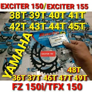 NHÔNG DĨA EXCITER 150/EXCITER 155 VVA/FZ 150/TFX 150/ 36T 37T 38T 39T 40T 41T 42T 43T 44T 45T 46T 47T 48T 49T CHÍNH HÃNG