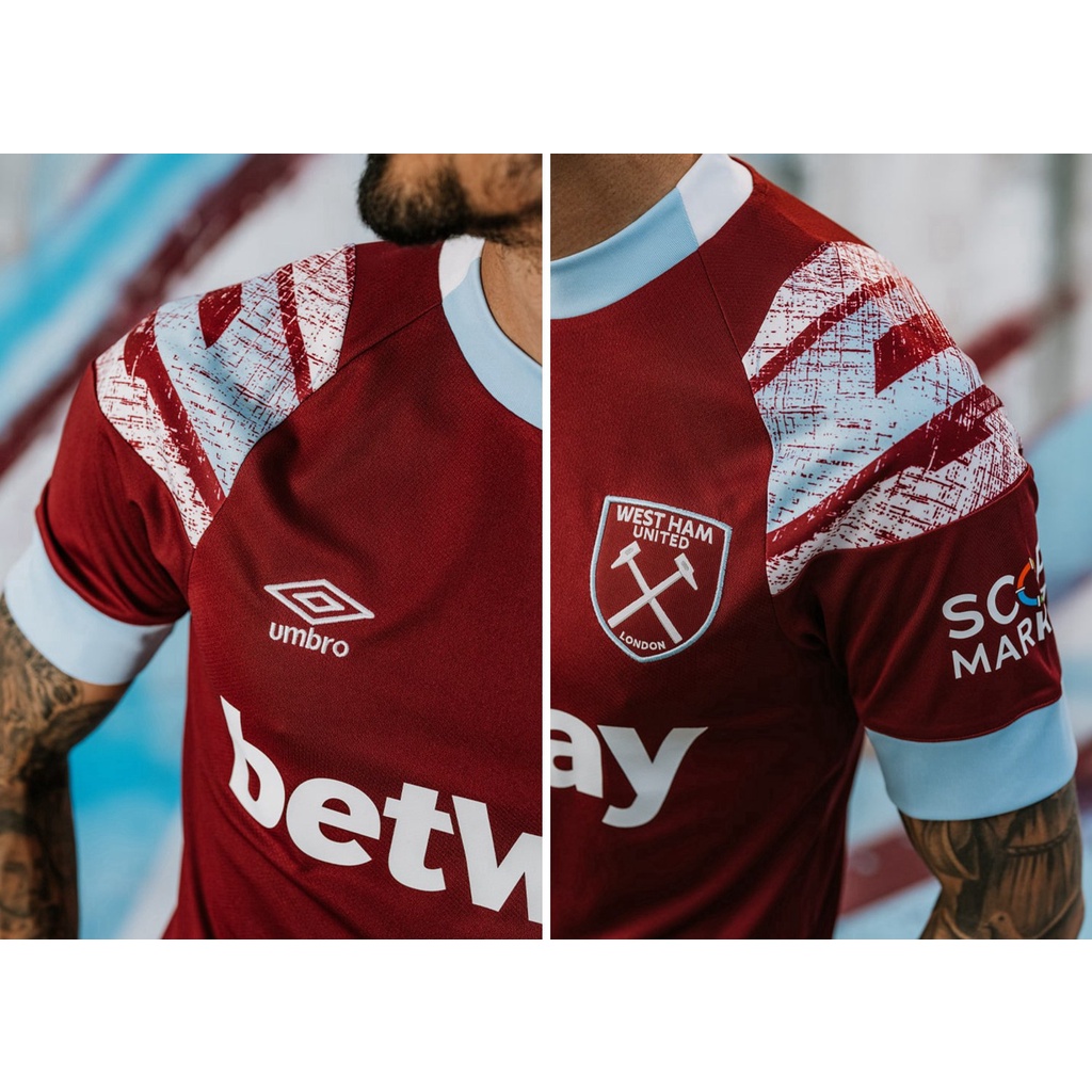 Áo Thun Số 22-23 Phiên Bản Fan - West Ham United