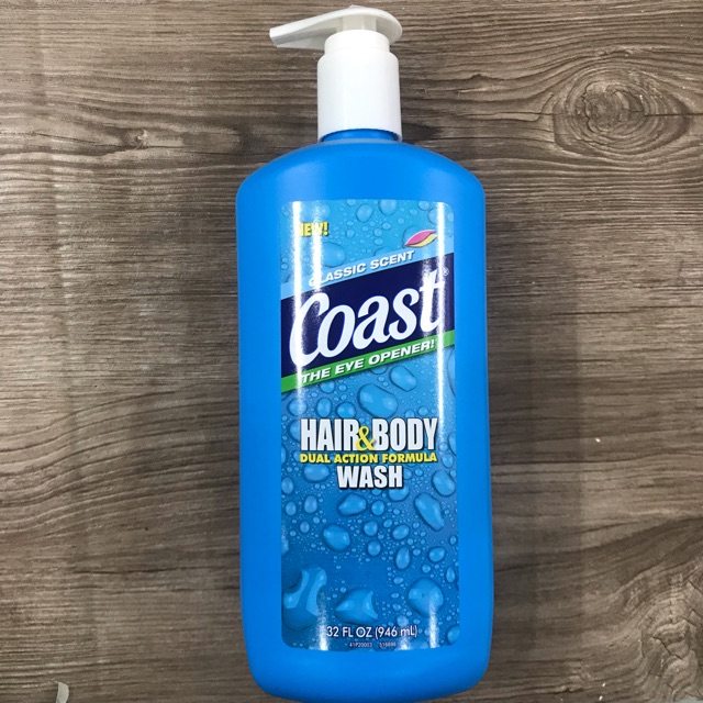 Tắm gội 2in1 Coast Mỹ 946ml