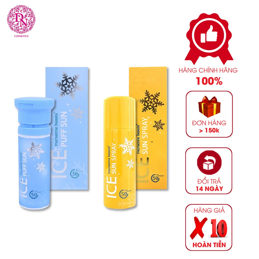 Xịt Chống Nắng Icesun Puff Sun Mersenne Beaute 100ml